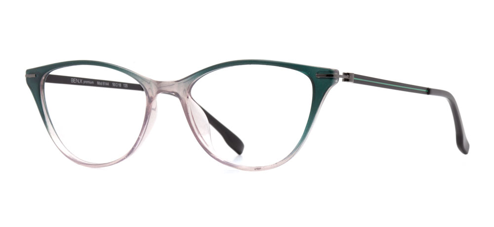 BENX PREMIUM Eyeglasses Teenage Woman Cateye Full-Rimmed Grilamid (TR90) Unfiltered BXPRM 6144-C.33